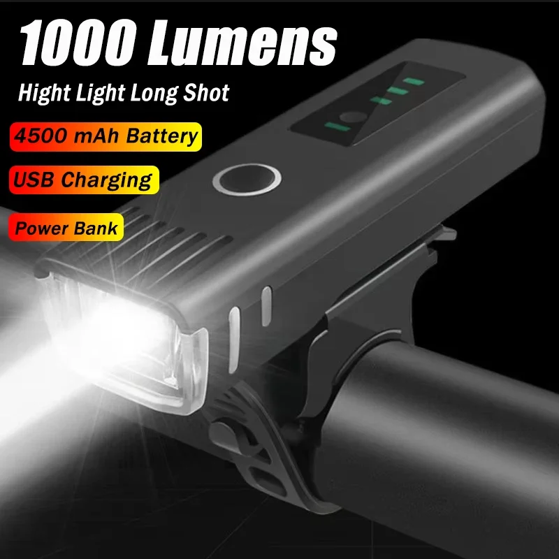 Rechargeable Bicycle Headlight 1000 Lumen - 1000루멘 자전거 전조등 밝은 자전거 LED