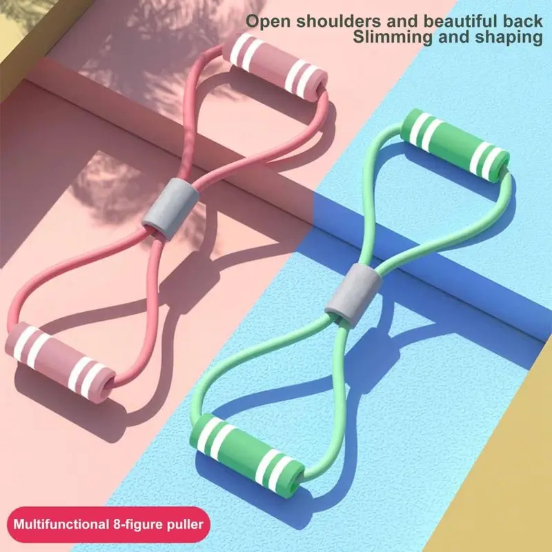 Resistance Bands Set With Handles - 손잡이가 있는 피트니스 저항 밴드 휴대용