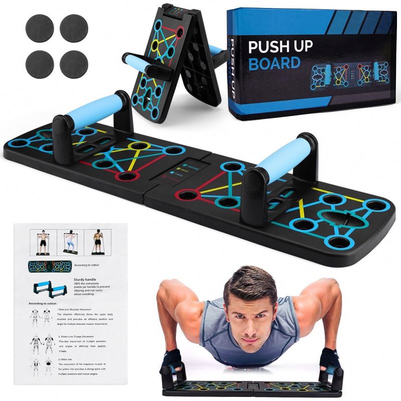 Push Up Board Foldable Multi Function - 다기능 접이식 운동기구 푸쉬업 스탠드 다기능