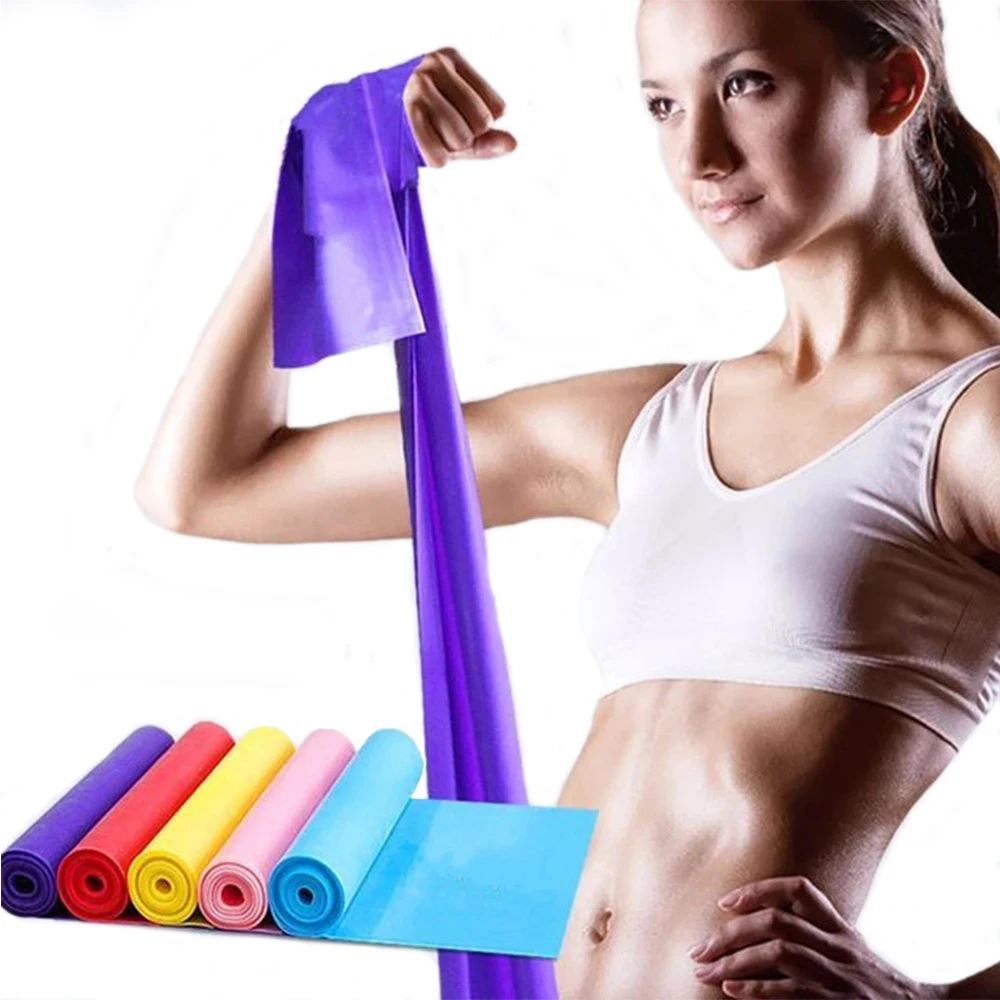 Pilates Bar Kit With Resistance Bands - 요가 탄성 밴드 휴대용 필라테스 엉덩이