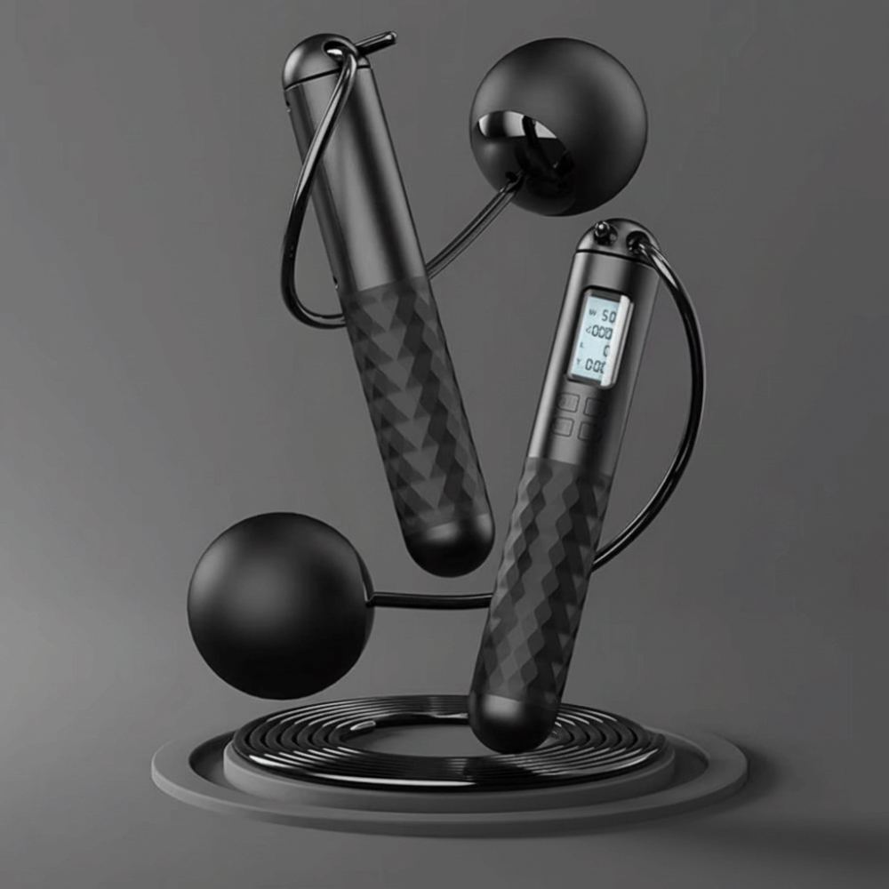 휴대용 무선 줄없는 줄넘기 카운터가 있는 미끄럼 방지  - Smart Jump Rope Digital Counter 리뷰 및 가격