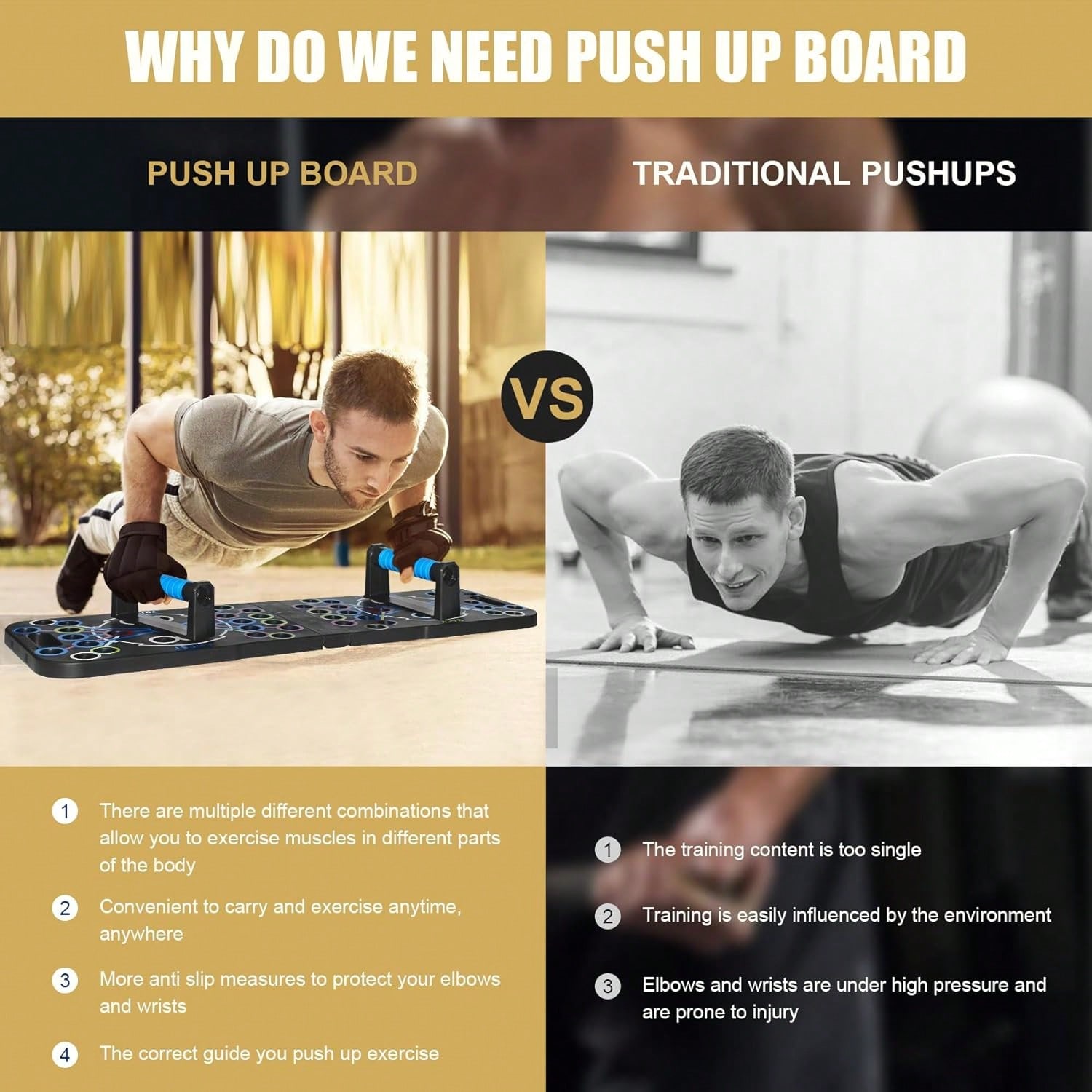 접이식 푸시업 보드 시스템, 다기능 색상 코드화된 푸시 - Push Up Board Foldable Multi Function 리뷰 및 가격