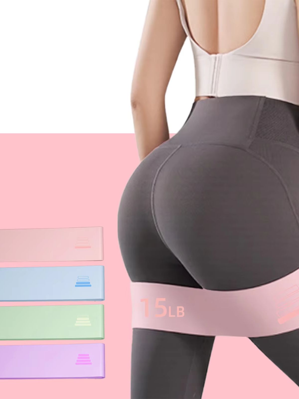 운동용 스트레치 밴드, 운동용 저항 밴드, 물리치료용  - Pilates Bar Kit With Resistance Bands 리뷰 및 가격