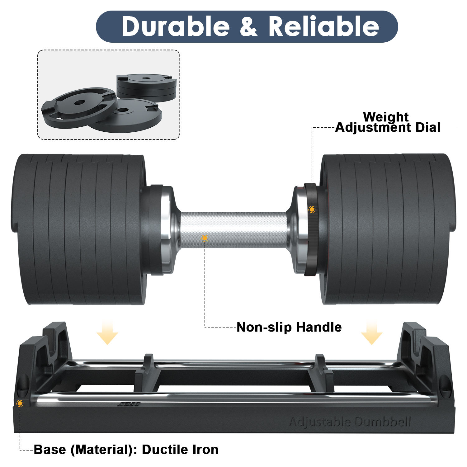 2026년형 상업용 헬스장 장비, 근력 운동용 다기능  - Adjustable Dumbbell Pair 40Kg 리뷰 및 가격