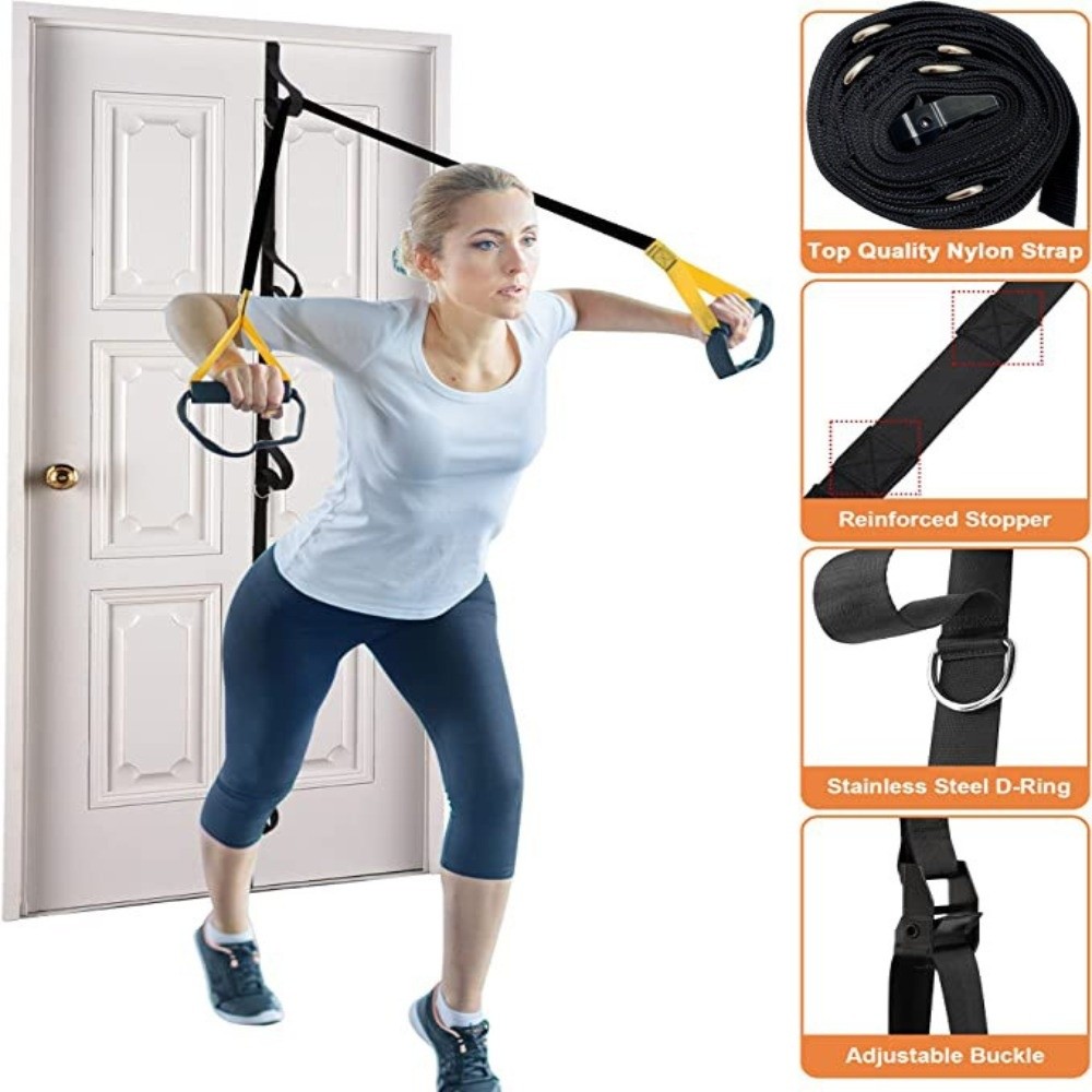 홈 피트니스 도어 앵커 스트랩 펀칭 없이 사용하는 운동 - Resistance Bands Set With Handles 리뷰 및 가격