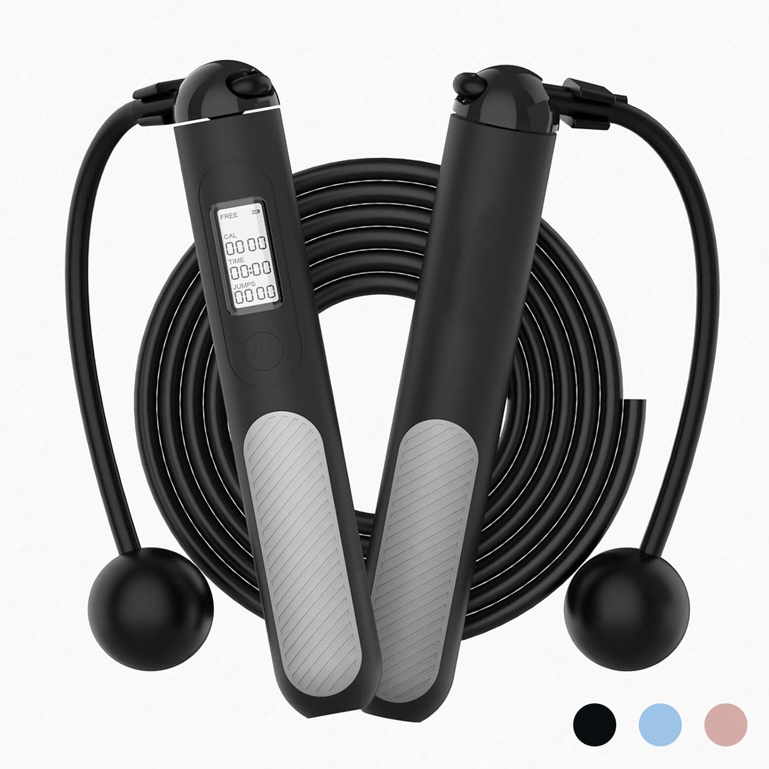 2-in-1 스마트 디지털 무게 조절 줄넘기, LED  - Smart Jump Rope Digital Counter 리뷰 및 가격