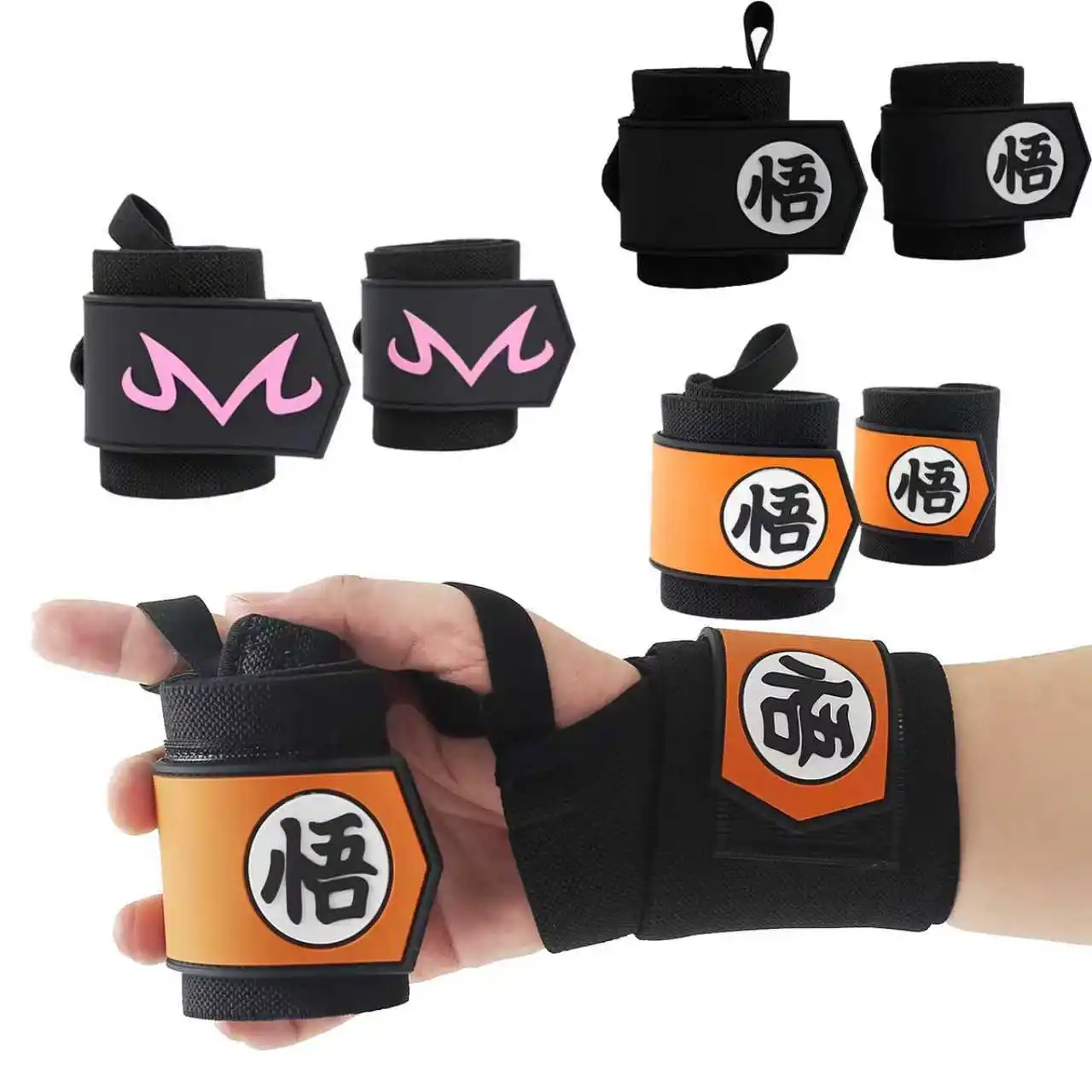 1쌍 짐 스포츠 웨이트 리프팅 손목 보호대 손목 스트랩 - Wrist Wraps Weightlifting Support 리뷰 및 가격
