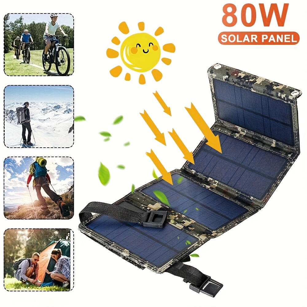 [태양광 패널] 80W 휴대용 접이식 태양광 패널 |  - Camping 리뷰 및 가격