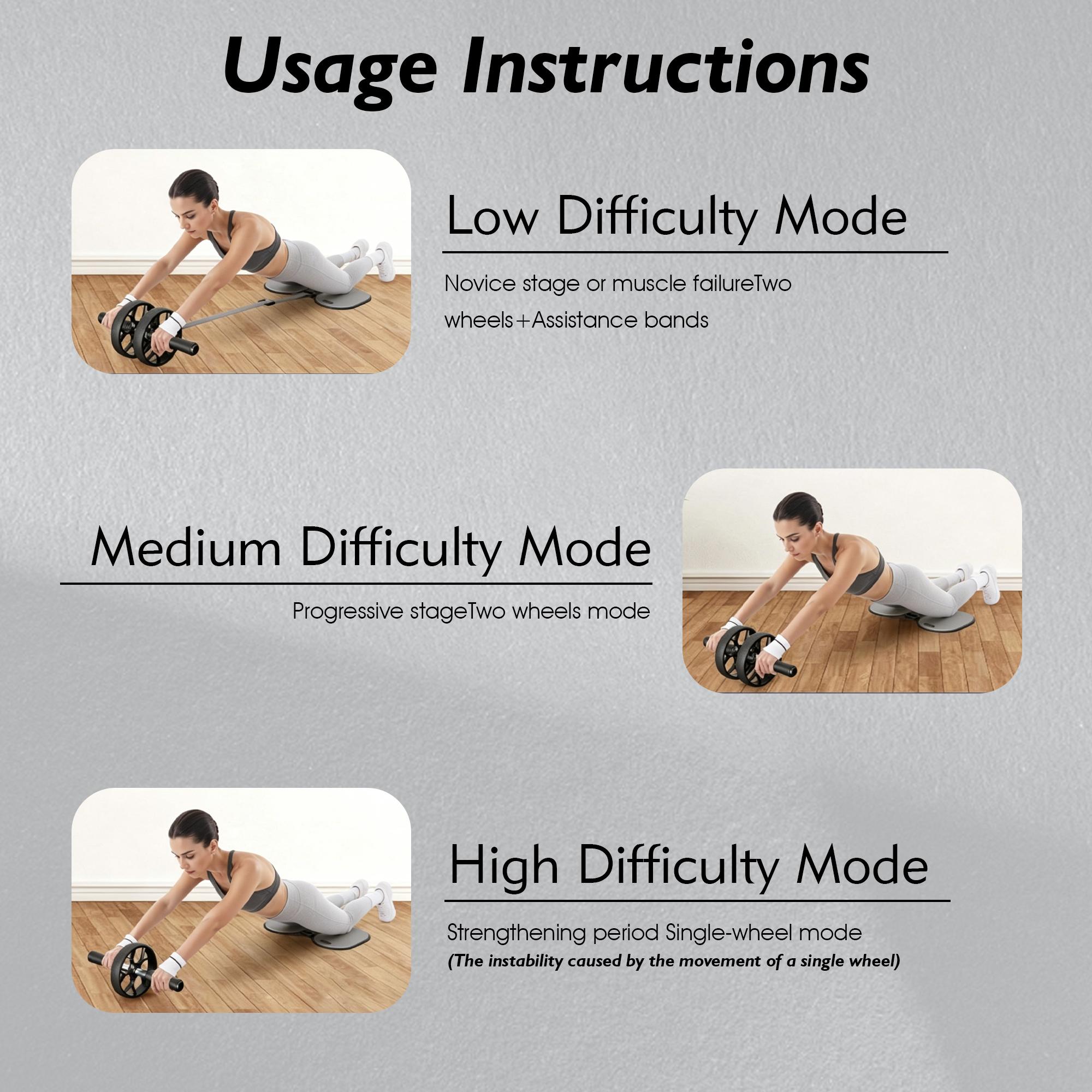 팔꿈치 지지대와 저항 밴드가 있는 듀얼 휠 복근 롤러, - Ab Roller Wheel With Elbow Support 리뷰 및 가격