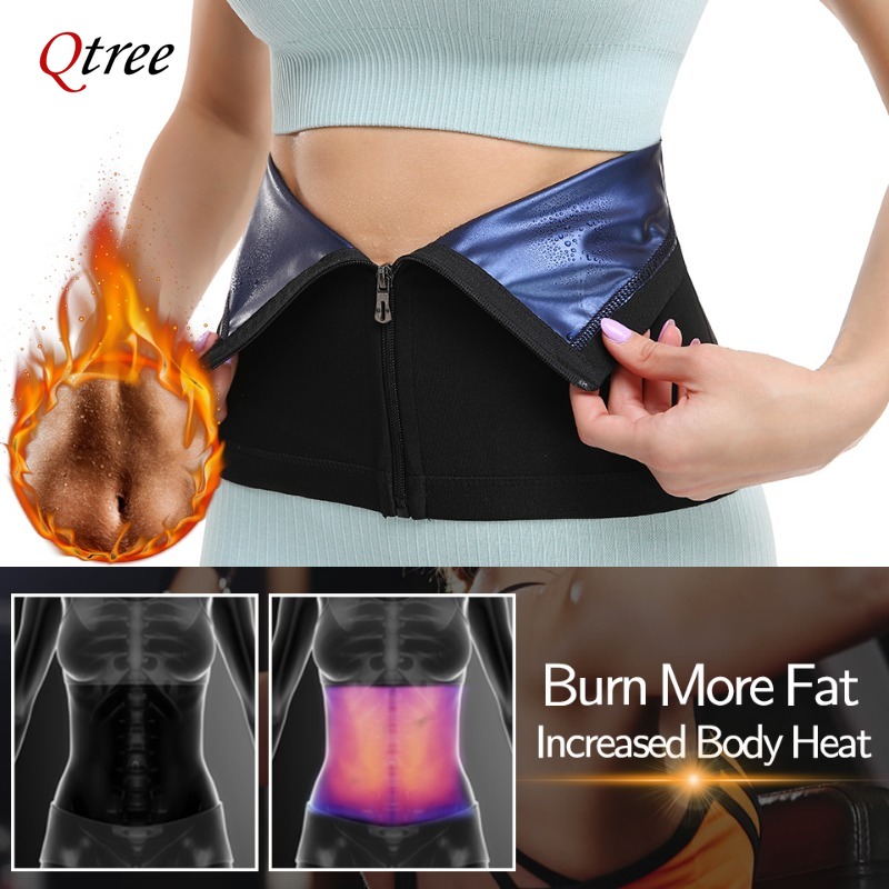 Qtree 여성용 허리 트레이너 바디 셰이퍼 트리머 슬 - Sweat Waist Trainer Belt Neoprene 리뷰 및 가격