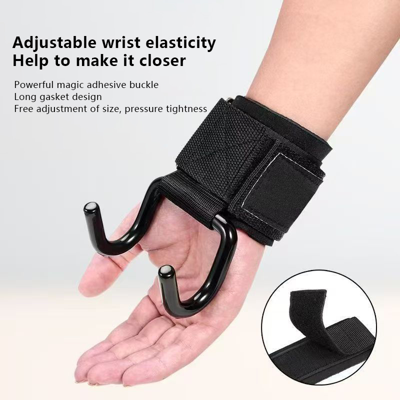 2PCS 웨이트 리프팅 훅 그립 손목 스트랩 포함 핸드 - Wrist Wraps Weightlifting Support 리뷰 및 가격