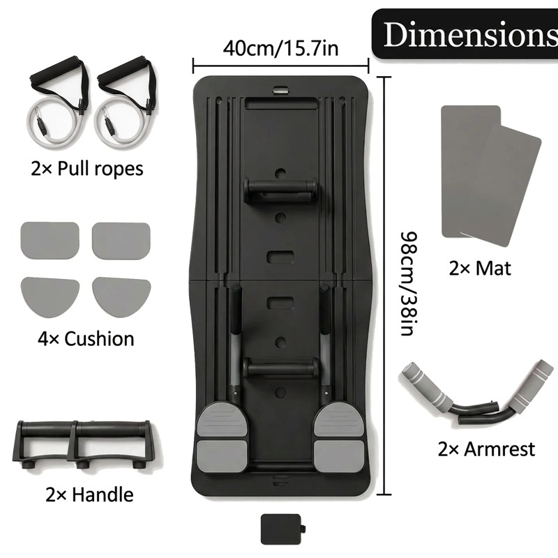접이식 다기능 홈 운동 보드, 저항 밴드가 포함된 휴대 - Push Up Board Foldable Multi Function 리뷰 및 가격